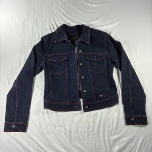 Sergio Valente Vintage 1990’s Juniors Large Dark Denim Jean Jacket